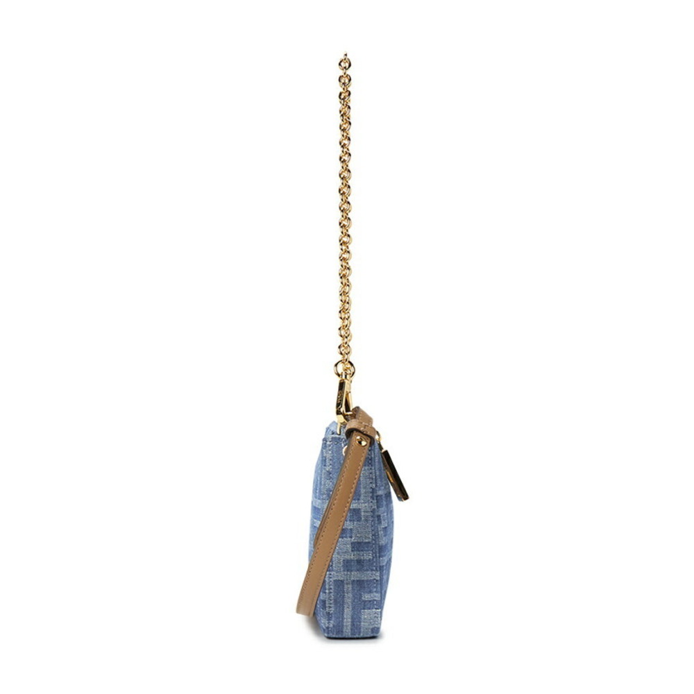 FENDI Baguette Denim Shoulder Bag Blue - Picture 2 of 9